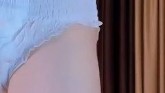 Masturbation in a Diaper