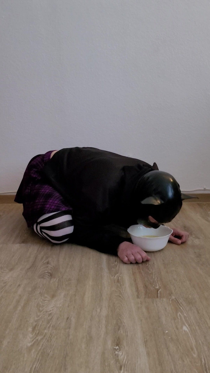 Lucy Dee: Leashed Sissy Enjoys Mistress Piss Like the Thirsty Slave She...