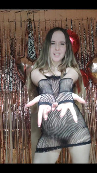 I Love Dancing to Them in This Fishnet Outfit