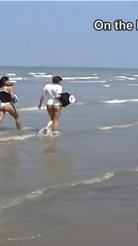 Backstage with Marcela & Maruscha on the Beach at Groede Zeeland (netherlands)