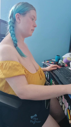 Alice_Mayflower_Scottish: Nipple 클램프 콩 플릭 - 솔로 소녀