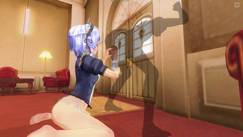 H3DC: Une soubrette hentai en 3D à gros cul te branle la bite...