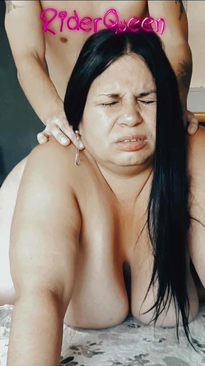 Only Riderqueen BBW Step Mom Latina Alone: Riderqueen dientot, video untuk penggemar dan pengikutnya