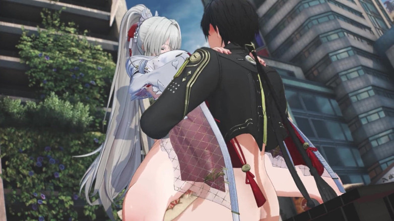 NSFWOtaku: 嵐の波 - ヒユキ情熱的なセックスシーン - 3D変態アニメーション