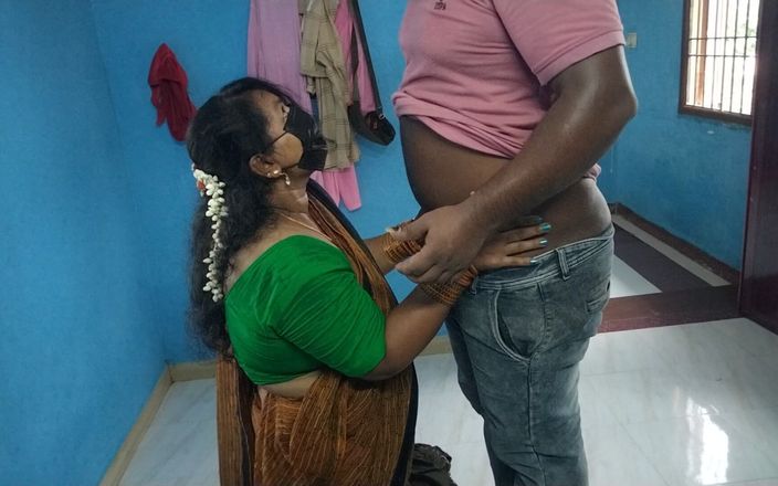 Tamil lesbian: Thợ điện làm tình với chủ nhà.nói chuyện gợi cảm nóng...