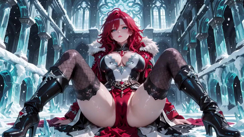 Tay Swift X: Ice Queen! Red-haired Sorceress Makes a Stunning Entrance in the...
