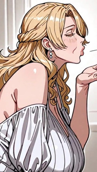 Blonde GILF Hentai Porn