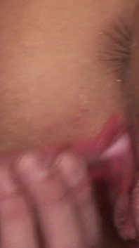 Attractive brunette pounded with pussy pump