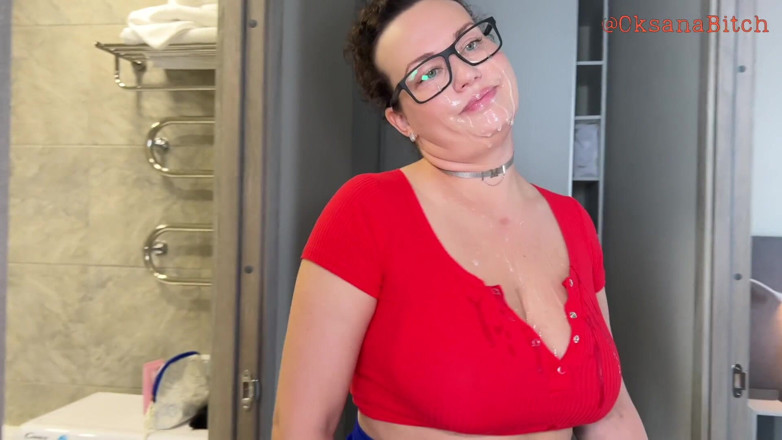 Oksana_Katysheva: Hot MILF Gets a Hard Fuck From Three Students with...