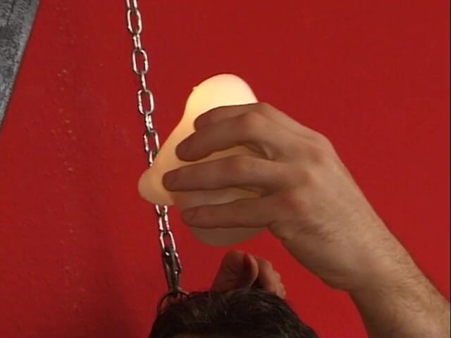 Mega extrem: Wax play for my slave