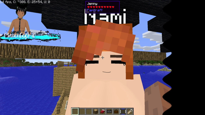 Manor Cookie: Minecraft Jenny mod fapcraft - Nami es cachonda y tiene unas...