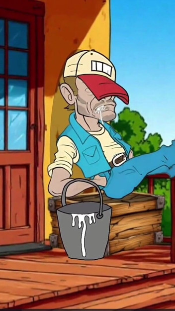 Redneck's Slutty Wife. Cartoon
