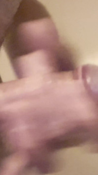 Hard Cock: Solo Man Handjob Before Going to Sleep