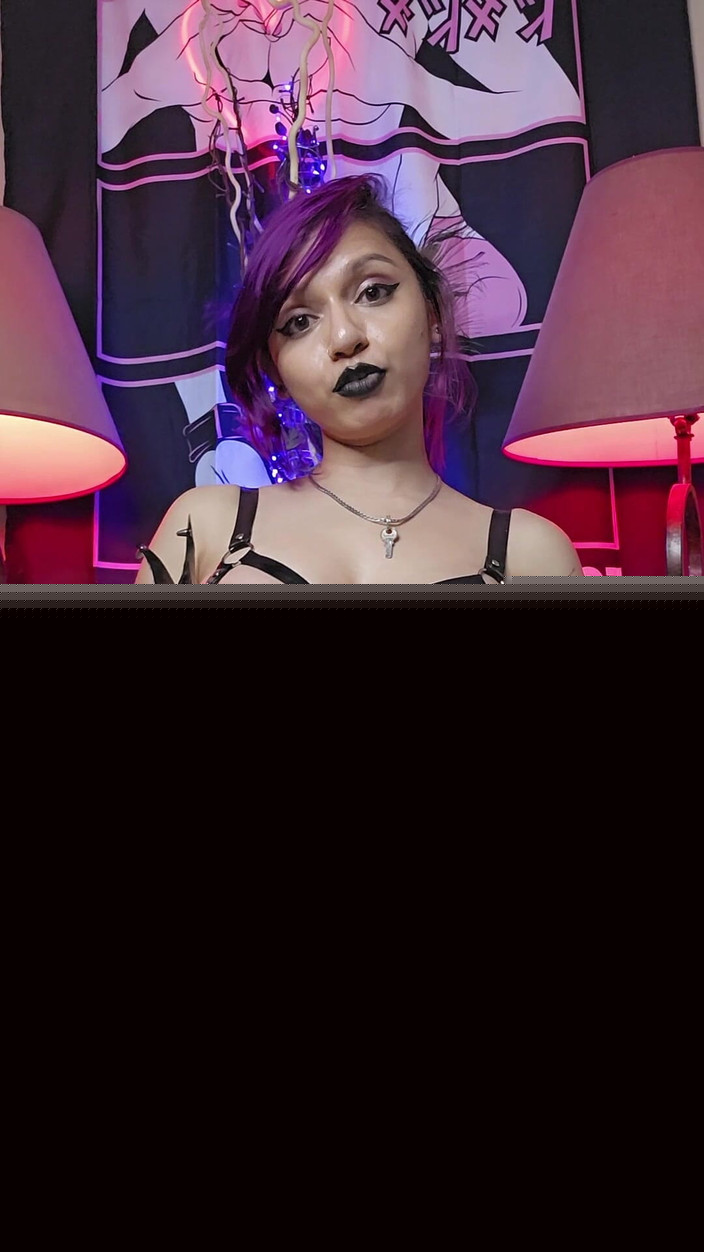 Goddess Rarity: Latex godin vertelt walgelijke verliezers om zich af te trekken...