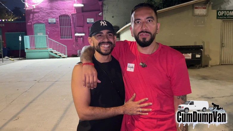 Cum Dump Van: Young Tight Latino Takes Monster Cocks Bareback Cum Dump Van