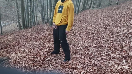 Real Male Amateur Outdoor Masturbation