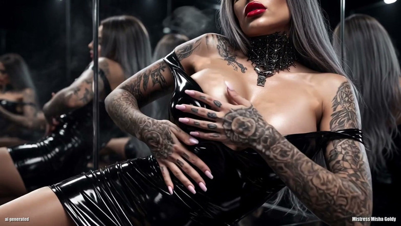 Goddess Misha Goldy: Sebepozorování: Dnes večer si budeš honit a koukat na sebe,...