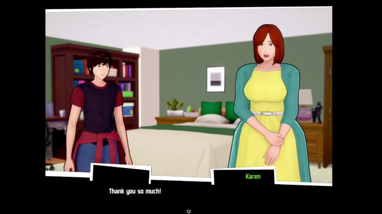 HotSummer117: 愛の騎士キャップ21 - 継母は私が彼女のおっぱいを揉んでいる間、私の隣で自慰行為をします