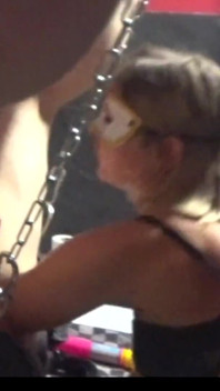 Ultra deep sling femdom fisting session 23