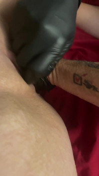 Wife Getting Stretched Out.