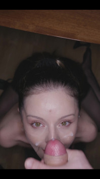 Custom Sloppy Blowjob & Big Facial POV