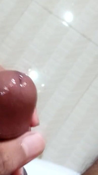 Pre Cum as Lubricant to Masturbate