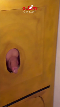 Gloryhole Cum Glass Overflow - He Just Keeps Shootin