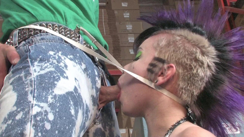 Very hot hardcore: Emo girlfriend gets rough fucked from behind