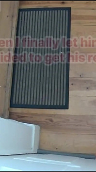 Desperate Boy Left Outside by His Flatmate Wets Himself and Then Gets His Revenge