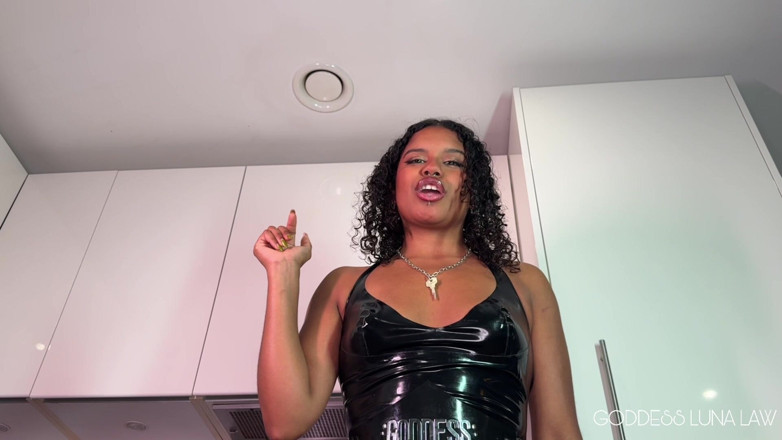 Goddess Luna Law: Cheat on Locktober - Latex Goddess Luna Law Tempts You to...