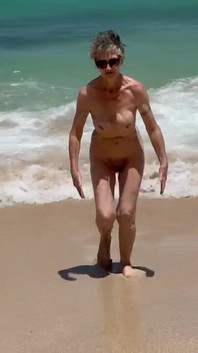 Leaving the Ocean at Polo Beach, North Shore Oahu, Hawaii