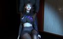 X Hentai: Schoonheidssecretaris verleidt haar grote zwarte lul-baas - 3D-animatie 272