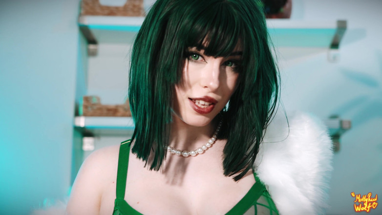MollyRedWolf: Umpunchman. Mestra Fubuki usa seu subordinado como um brinquedo - Mollyredwolf