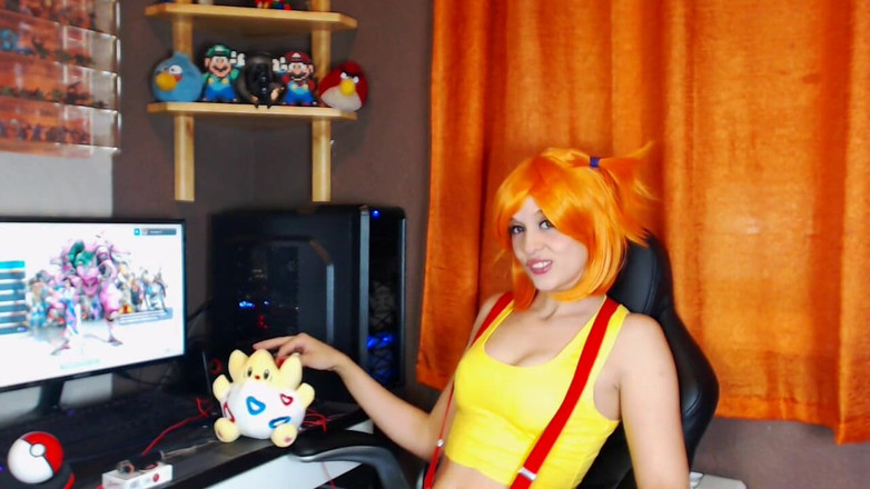 Candystart Videos: Misty Pokemon fumând sexy