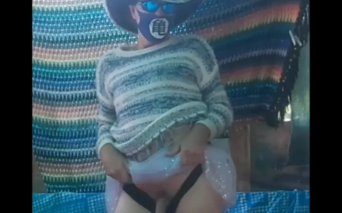 Lizzaali: Outside on a Winter Day Teasing Daddy in My Wool...