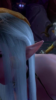 De quatro goblin sexo a três com um elfo de noite grossa