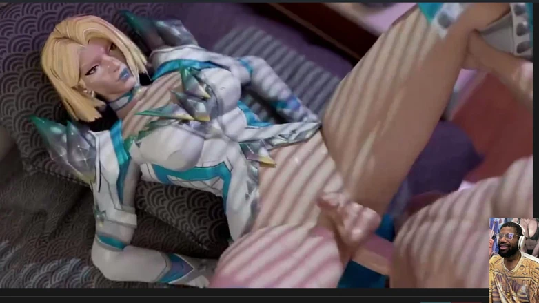 L6RD7BLU3 FUTA: Ciri geeft een geile tengere harde pik futa voor creampie,...