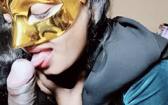 我的妻子给了最好的口交和打手枪