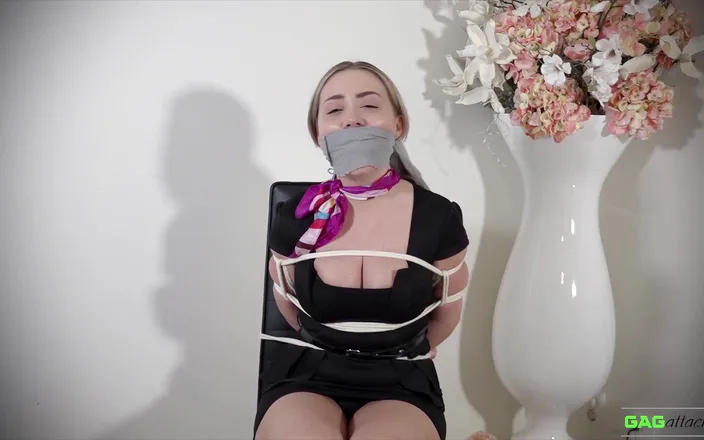 Gag Attack: Aubrey - Secretary cloth gags