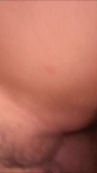 Lucky brunette gangbanged hard in her pussy in close up