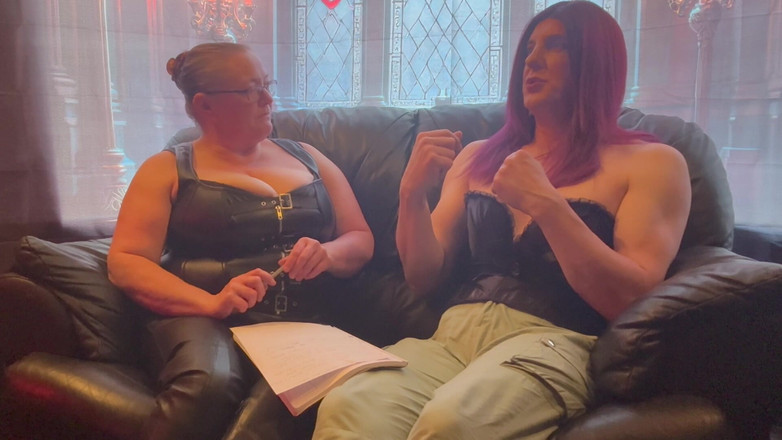 Aaexperinces trans: Domina satana एलेग्रो का इंटरव्यू लेती है