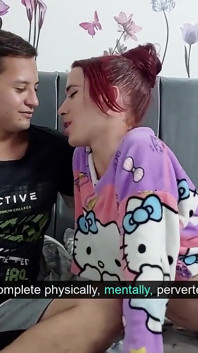 Teman wanita saya tidak mahu berkongkek dengan saya, adik tiri miangnya memberikan saya pantatnya