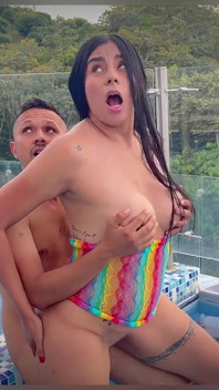 Sex in the Pool with My Stepfather's Employee