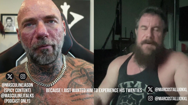 Raw and Uncensored with Masculine Jason: Porn Star Confessions - Marco Stallion Episode 219
