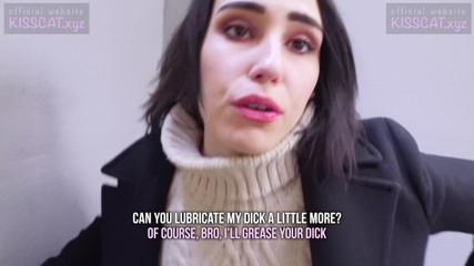 KissCat: Risky anal sex with facial cum walk - agent pickup Russian...