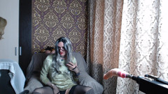 violet_bisex: Pelacur Crossdresser Mencoba Tampilan Baru