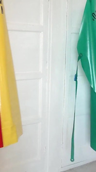 Squirting Pvc Apron Slut
