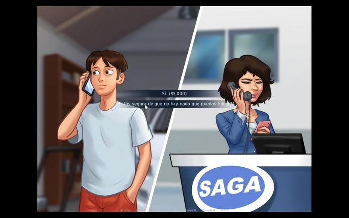 HotSummer117: Summertime Saga Cap 10 - My Stepmom Loves Jerking Me off with...