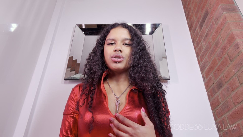 Goddess Luna Law: Твій член зараз мій - цнотливість, фемдом, відео від першої особи