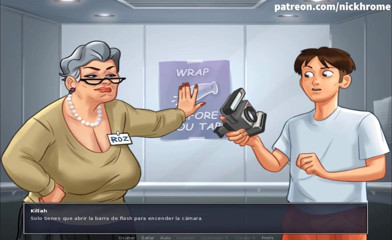 Cartoon Universal: Summertime saga part 172 - granny show boobs in hospital ( Spanish sub )
